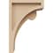 Ekena Millwork 3"W x 6"D x 9"H Classic Viola Rough Cedar Woodgrain TimberThane Corbel, Primed Tan CORUR03X06X09VIORCPR - alternate 2